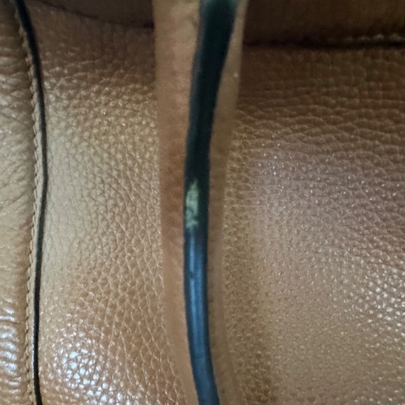 Tory Burch Serif T Cognac Tote Large Crossbody Strap and Top Handles - Picture 5 of 9